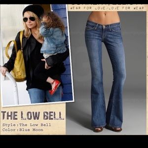 Current/Elliot jeans the low bell size 28